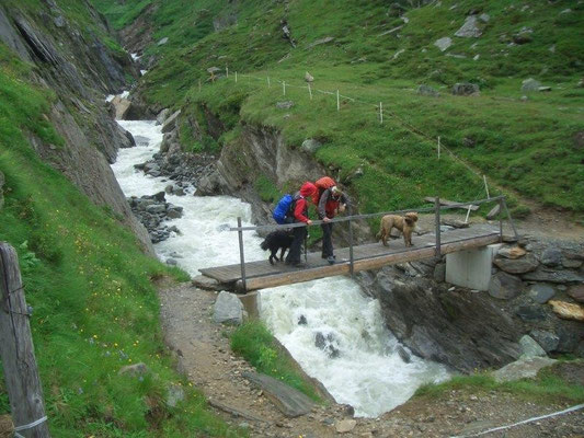 Tosender Gebirgsbach bei der Johannishütte