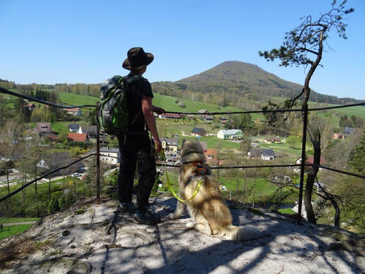 Blick auf Srbská Kamenice 