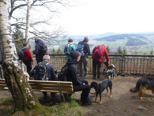 Aussichtspunkt auf dem Gipfelplateau