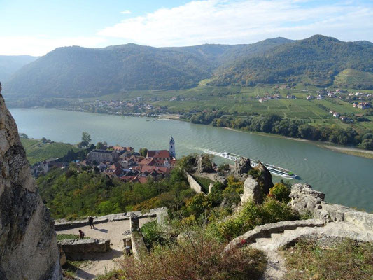 An der Ruine Dürnstein