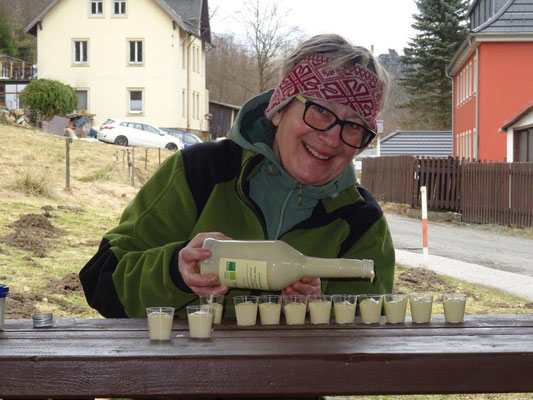 Leckerer Eierlikör aus Ziegenmilch :-)