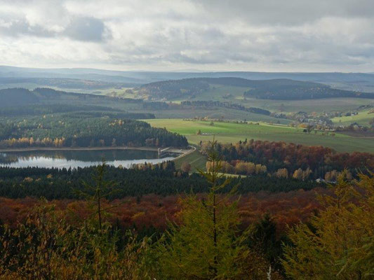 Herbst an der Talsperre Cranzahl