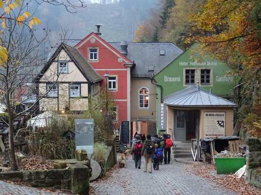 Das kleine Schifferdorf Schmilka