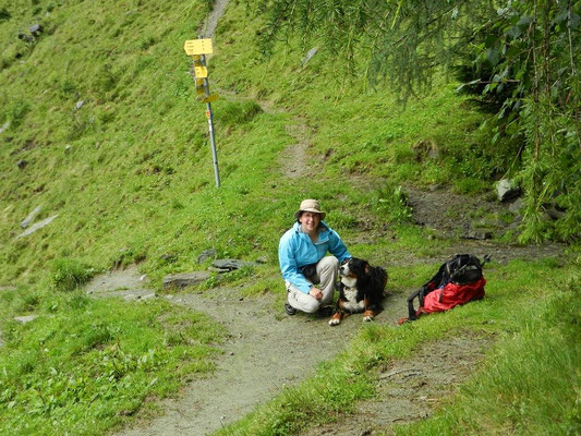 Mit Gusti auf dem Weg zur Nilljochhütte