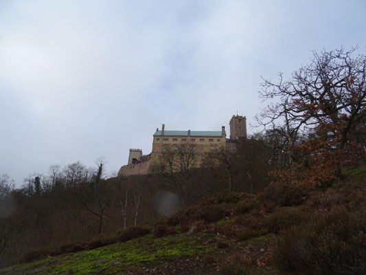 Blick zurück zur Wartburg