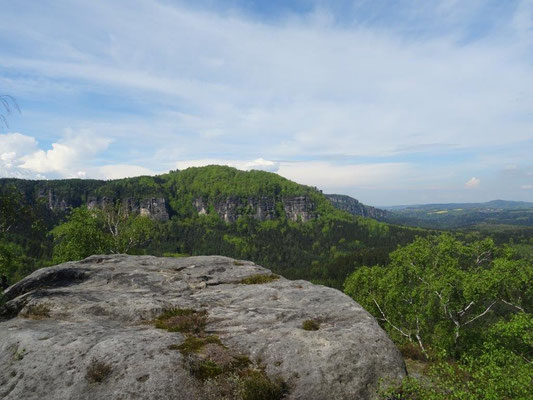 Aussicht vom "Hinteren Raubschloß"