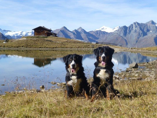 Gusti und Vreni an der Zupalseehütte