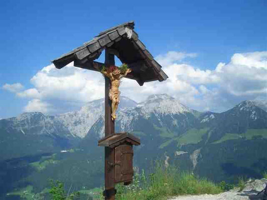 Gipfelkreuz auf dem Grünstein