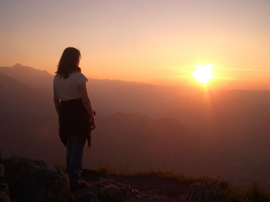 Sonnenuntergang am Jenner