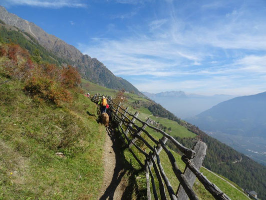 Auf dem Meraner Höhenweg