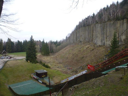 Die berühmten Orgelpfeifen am Scheibenberg