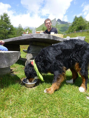 Und für Gusti gab's Buttermilch