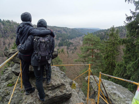 Ausblick vom Sachsenstein