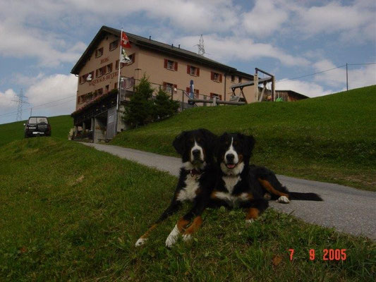 Unsere Unterkunft für eine Nacht - das Berggasthaus Beverin