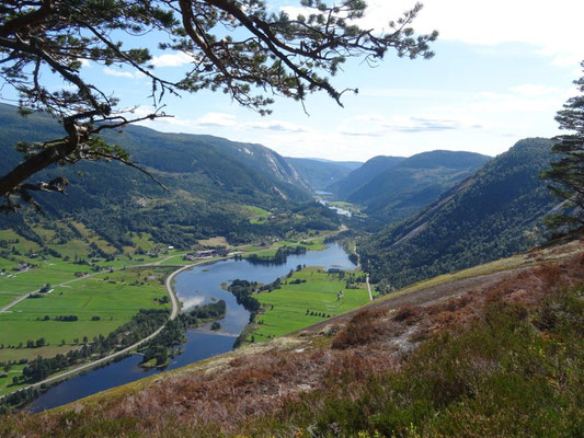 Blick übre das Setesdal