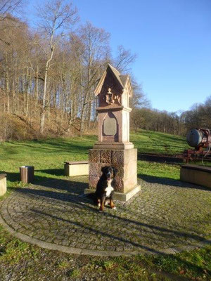 Das Harras-Denkmal in Braunsdorf