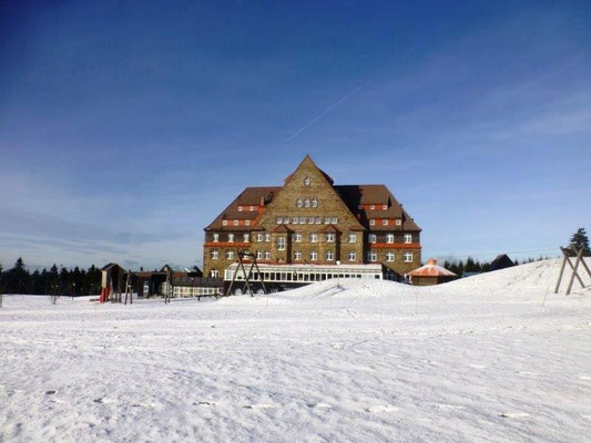 Die Sachsenbaude am Kleinen Fichtelberg