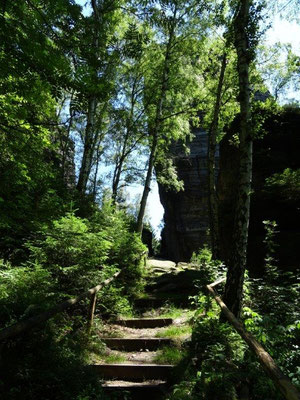 Wanderweg an der Verlassenen Wand