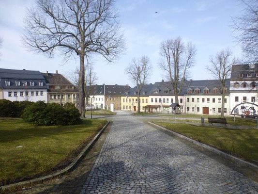 Marktplatz von Scheibenberg
