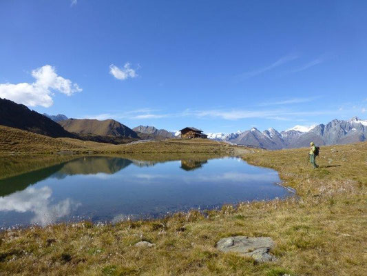 Blick zur Zupalseehütte