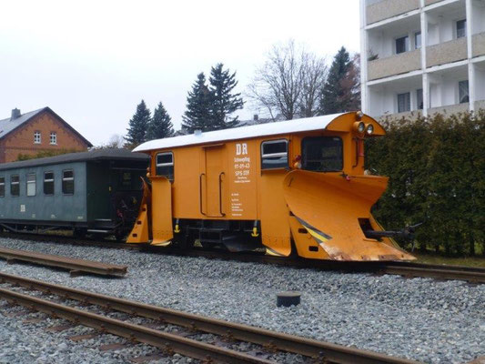 Der Schneepflug mußte heute nicht ausrücken :-)