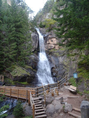 Der obere Wasserfall in Barbian