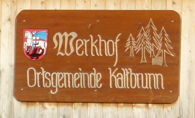 Werkhof Ortsgemeinde Kaltbrunn: Sägereistrasse 1, Kaltbrunn