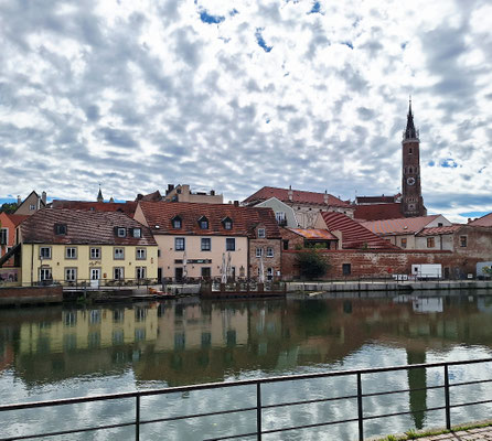 Blick von der Mühleninsel auf die Altstadt 