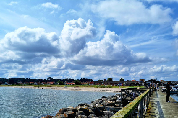 kleiner Strand am Fischereihafen