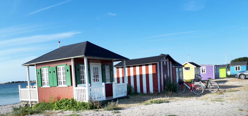 Soll es ein gestreiftes Strandhaus sein?