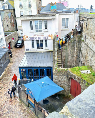 Blick hinunter in die Altstadt 