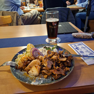 Leckeres "bayrisches" Essen beim Griechen