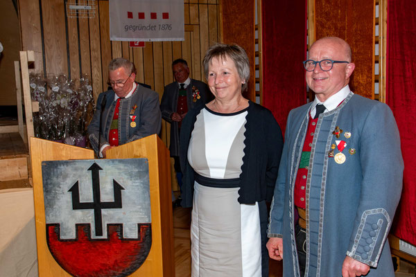 Laudator Franz Muigg, Angelika und Andreas Reiter