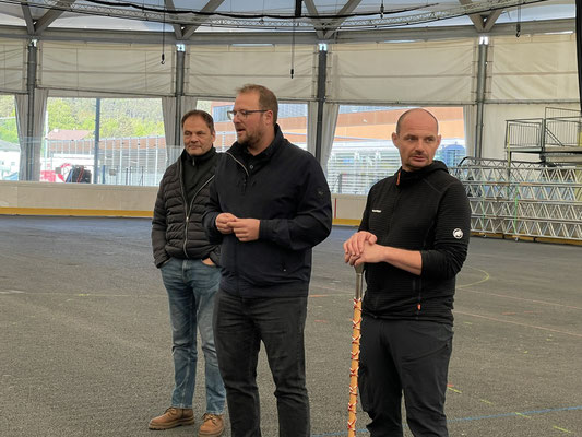 Workshop Stabführer Klaus Kramser, Daniel Mair, Hannes Siebert