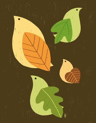 Birds of leaf