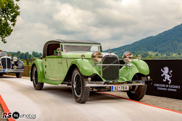 "Best of Show" Gewinner beim Concours of Elegance Germany 2025: Der Austro-Daimler Bergmeister aus dem Jahr 1932 von Gerhard Huber