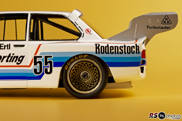 Spark BMW 320 Turbo Schnitzer Sachs Sieger DRM Div.2 Norisring 1978 DRM Champion Harald Ertl - 1/18 - Raceland Gold Edition