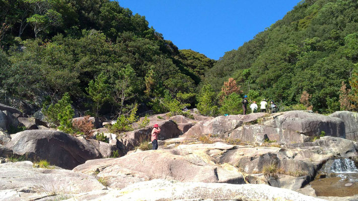 オハイの岩場
