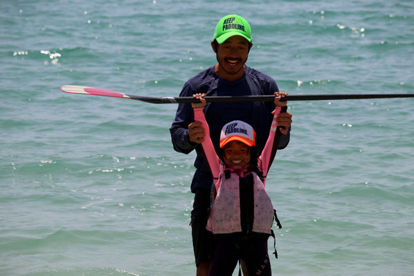 座右の銘 "keep paddling"