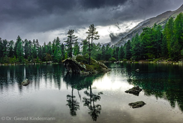 Regenstimmung am Lago di Saoseo