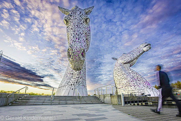Falkirk, Park The Helix, Skulptur The Kelpies