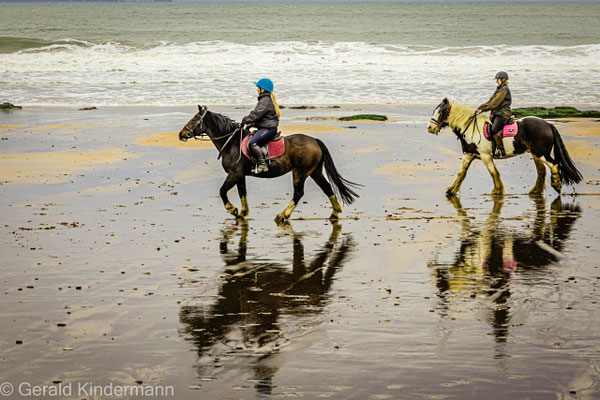 Reiter am Strand