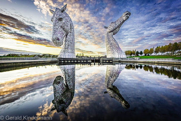 Falkirk, Park The Helix, Skulptur The Kelpies
