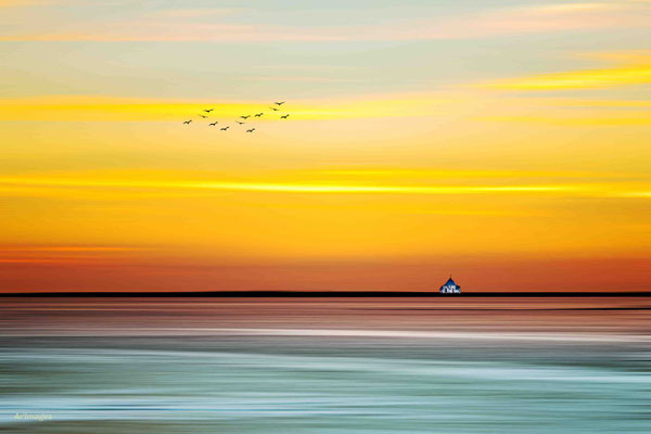 2023-05 _Coucher de soleil, Rade de Penerf (56)