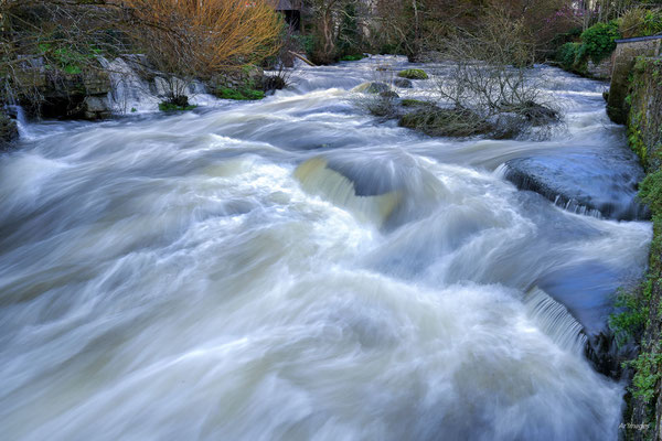 2024-04_L'Aven en crue__29 - Pont Aven__80 x 120_cm__100 €___VENDUE 