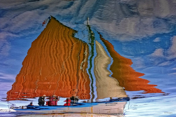 2025-023 _ Père Daniel chaviré, Golfe du Morbihan (56) _ 100 * 150 cm _ 150 €__ VENDUE
