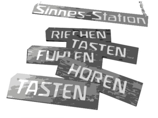 sinnesstaation - schilder