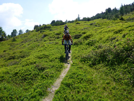 Trails die nur Bike Wanderer erreichen