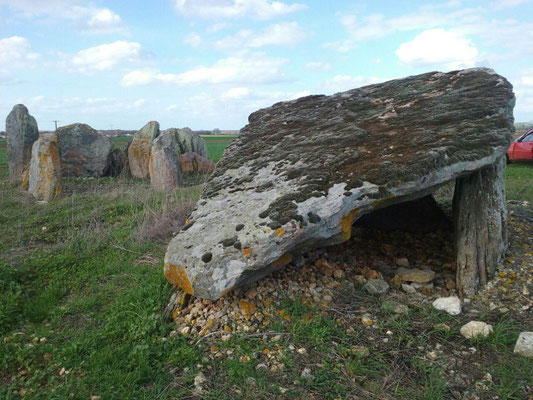 Dolmen dit la Pierre Levée (Saint Léger de Montbrun)