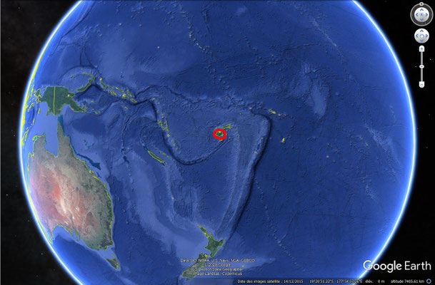 Viti Levu, vue satellite.
